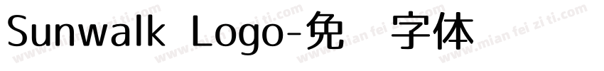 Sunwalk Logo字体转换